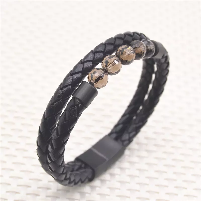 Braided Bracelet With Magnetic Hook - Jevglam