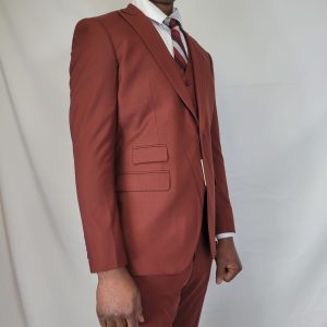 Brown 3 Piece Suit