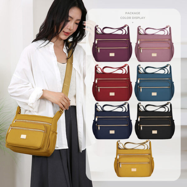 Multi-compartment Versatile Shoulder Bag Perfect For Moms In Their Middle Yearsideal For Commuting And Everyday Outings