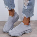 women knit sock shoes