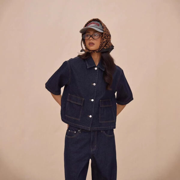 Womens Denim Top For Foreign Trade Short Denim Jacket For Women